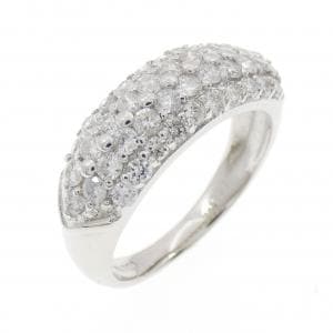 PT900 パヴェ ダイヤモンド リング 1.00CT