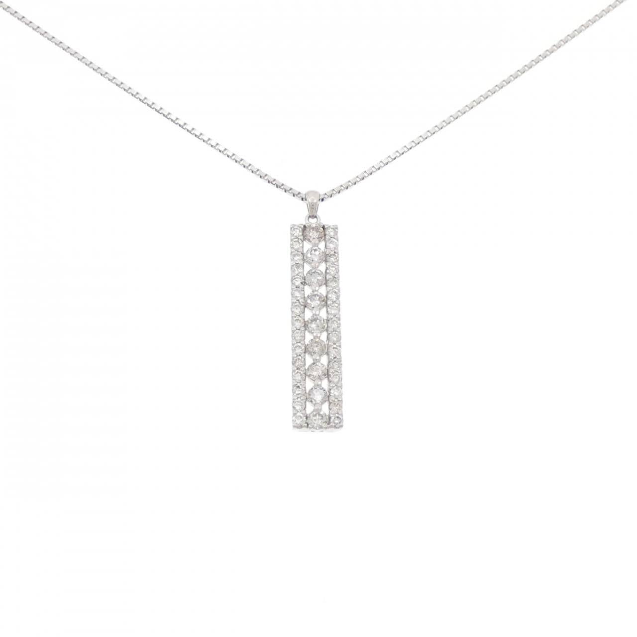 PT/PT850 ダイヤモンド ネックレス 1.00CT