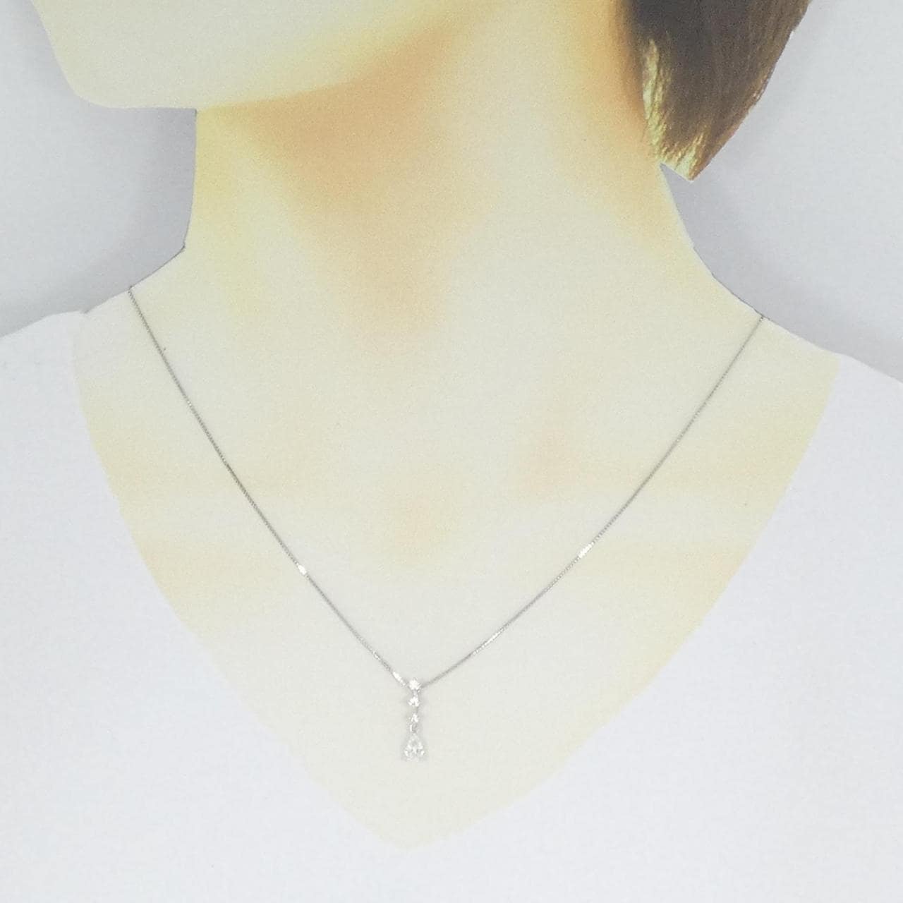 タサキ ダイヤモンド ネックレス 0.35CT