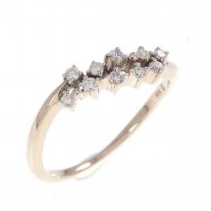 K18PG Diamond ring