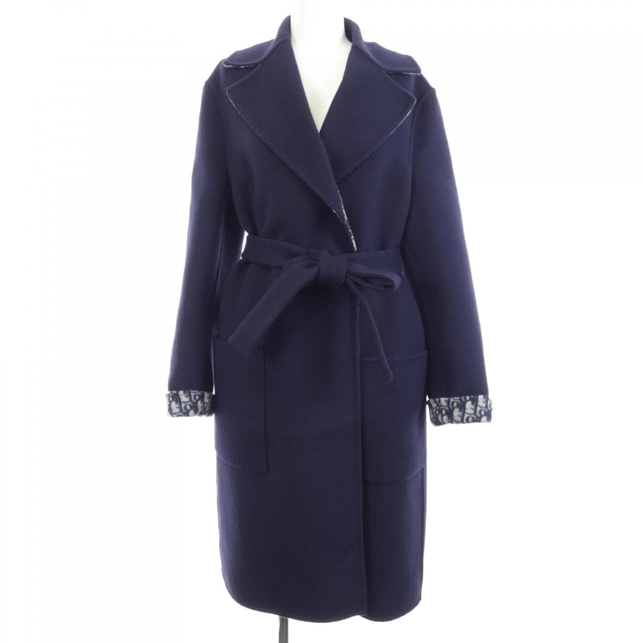 クリスチャンディオール CHRISTIAN DIOR ディオール オブリーク ダブルフェイス 110M36A1375 コート