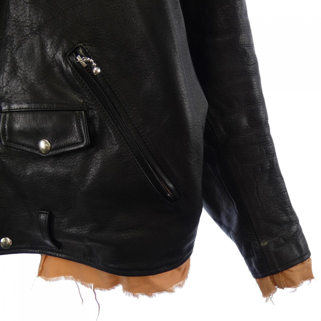 SEVESKIG LT-SV-NRS-1002 レザーライダースジャケット