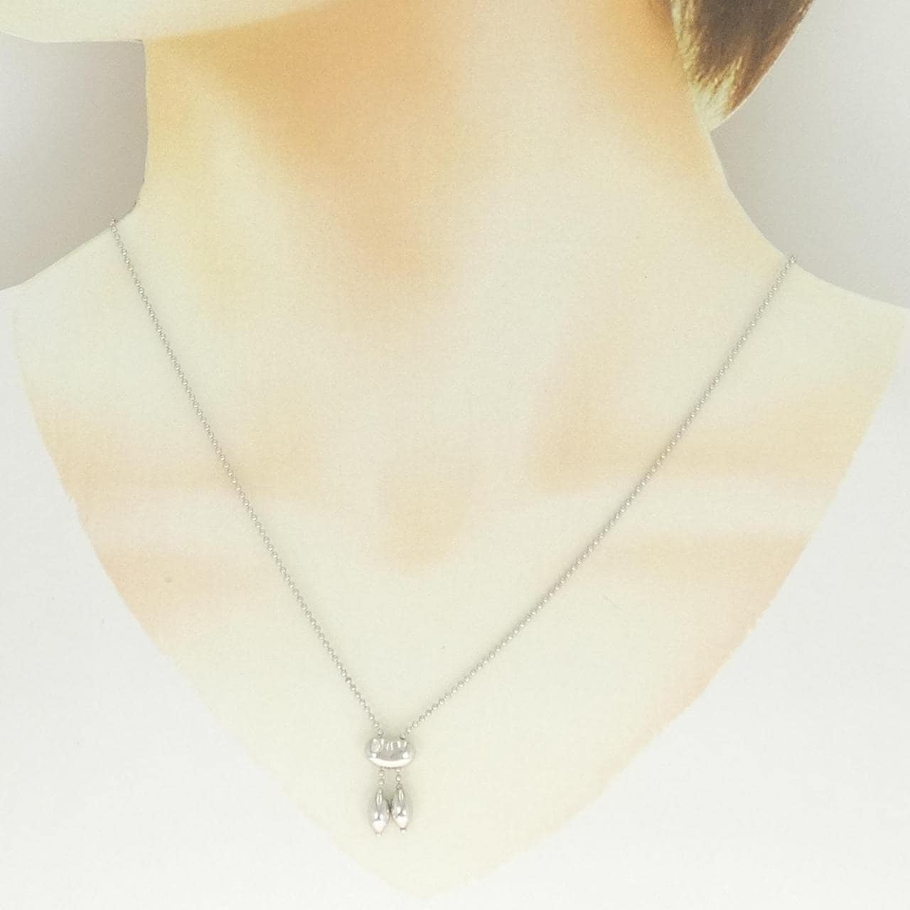 PT850 ダイヤモンド ネックレス 0.02CT