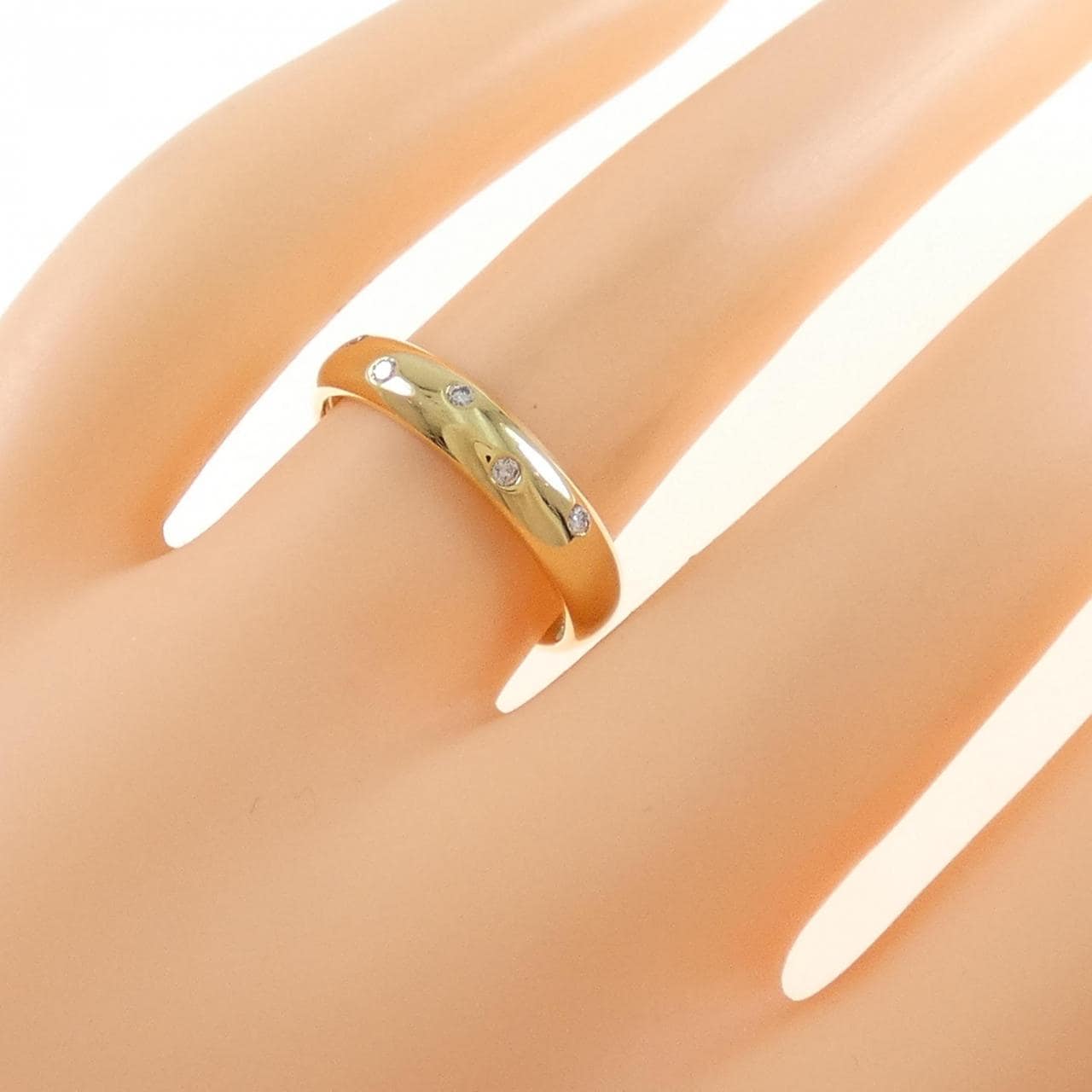 K18YG ダイヤモンド リング 0.06CT