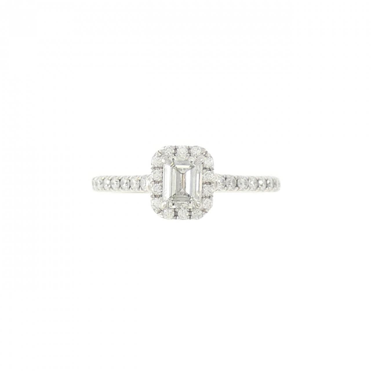 TIFFANY Solest emerald cut ring 0.30ct