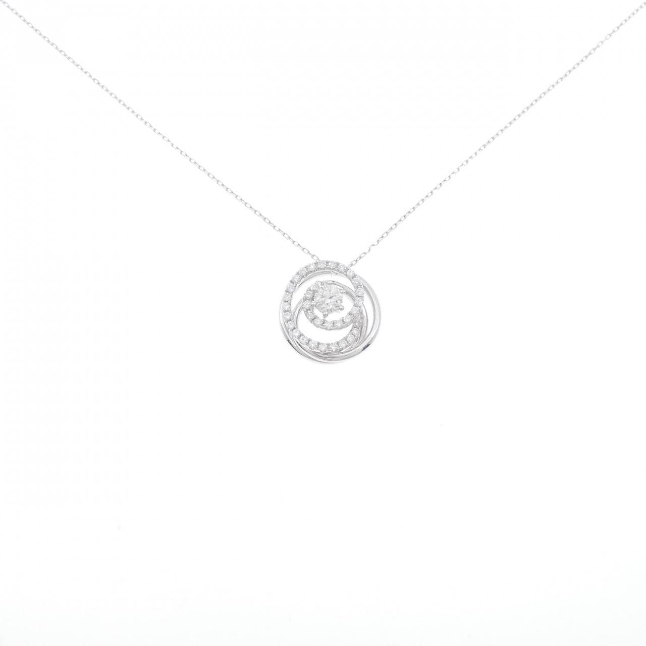 18KWG/K18WG ダイヤモンド ネックレス 0.50CT