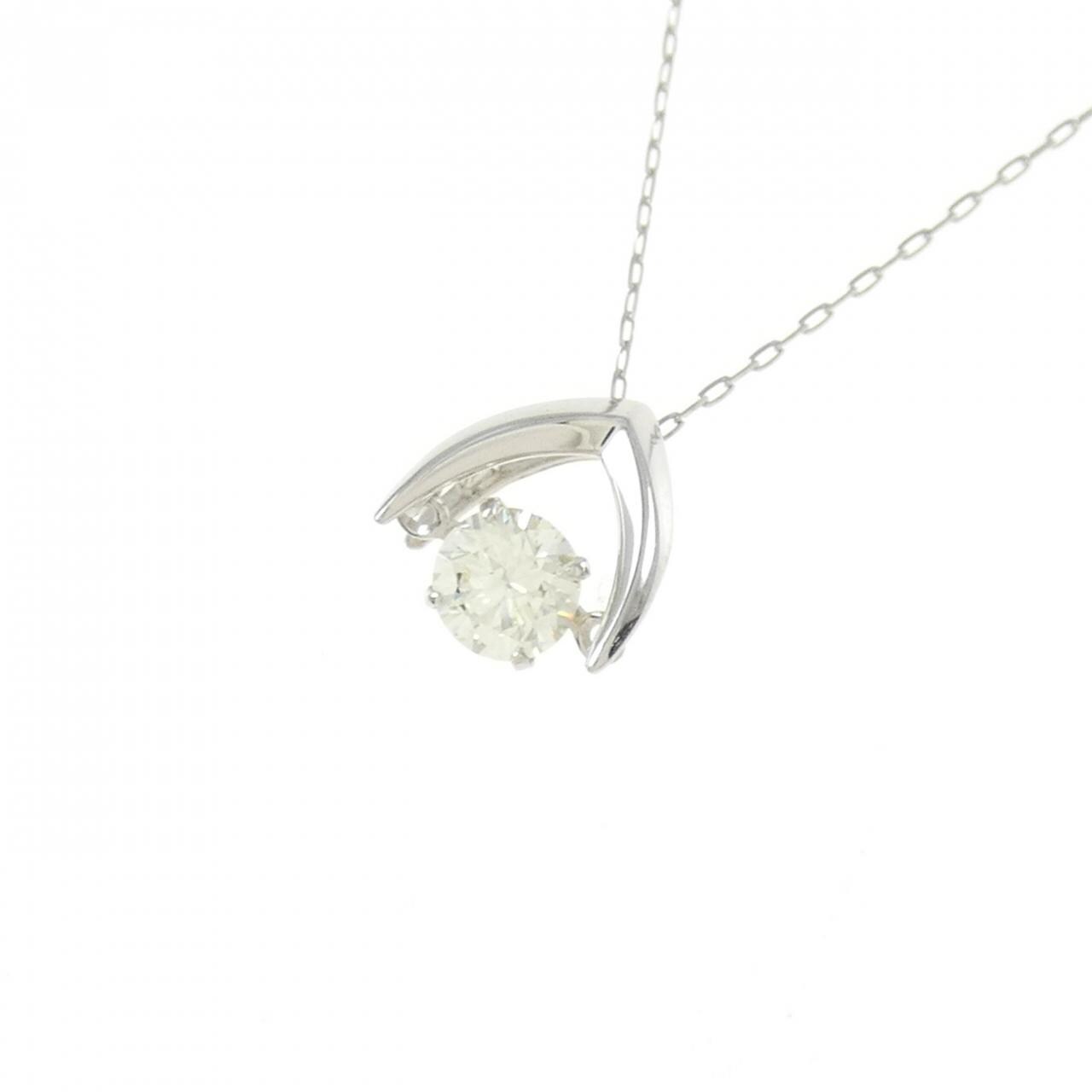 【新品】PT900 ダイヤモンド ネックレス 0.35CT