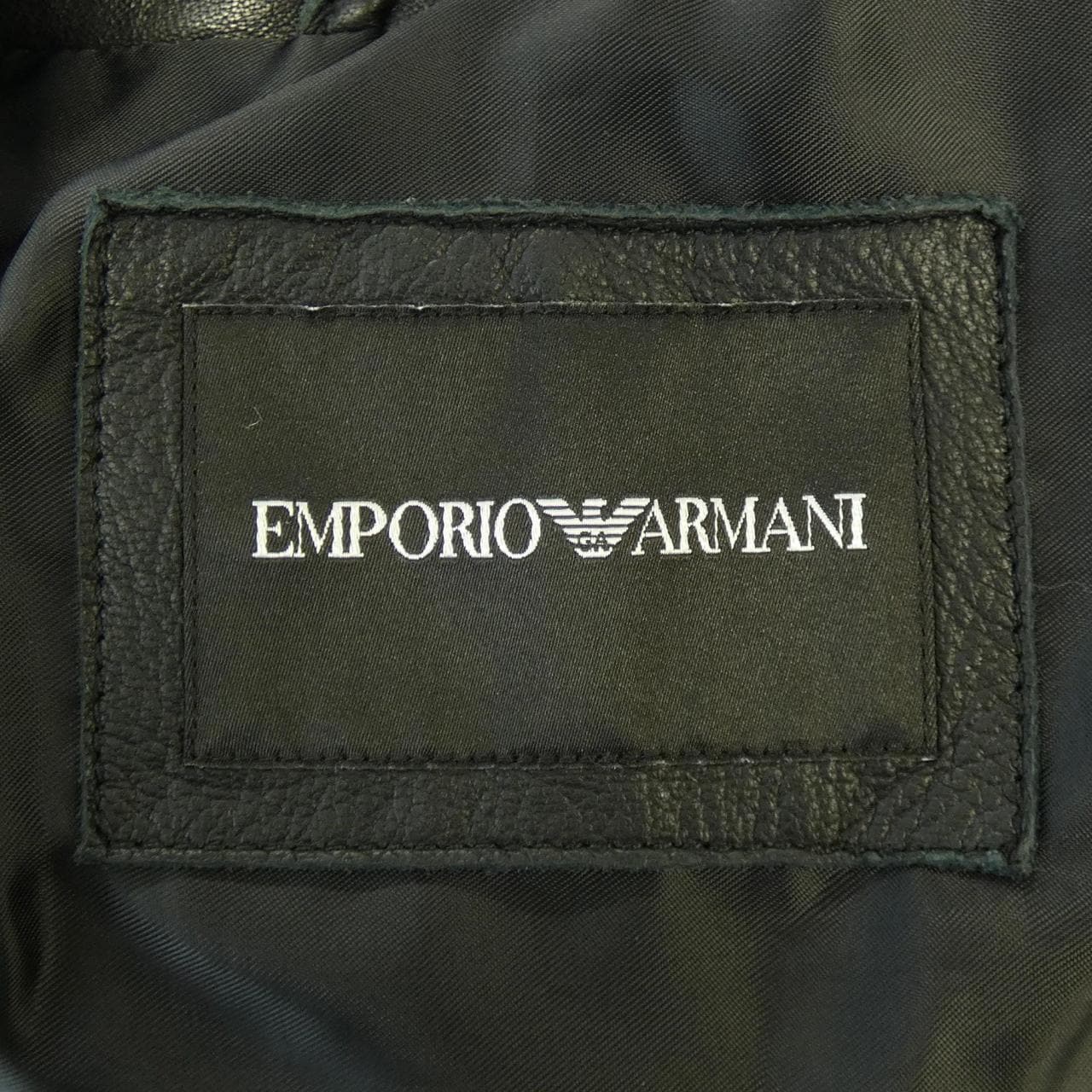 エンポリオアルマーニ EMPORIO ARMANI レザーライダースジャケット