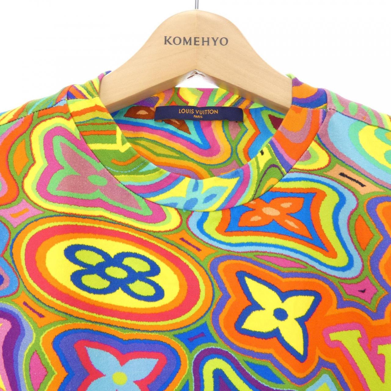 ルイヴィトン LOUIS VUITTON プリンテッドダミエLVTシャツ HKY74WNPG Tシャツ