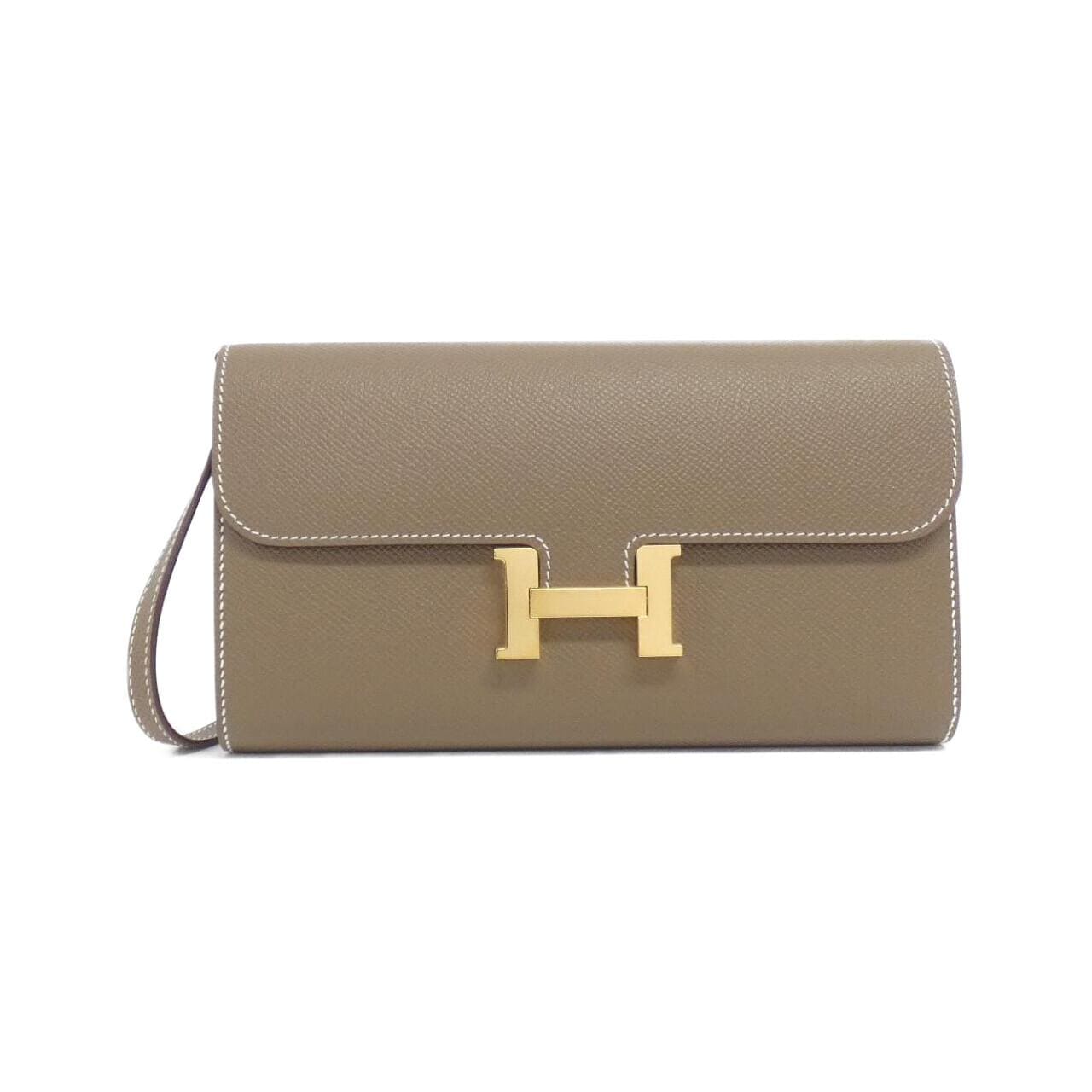 HERMES Constance Long To Go 080125CC Shoulder Wallet