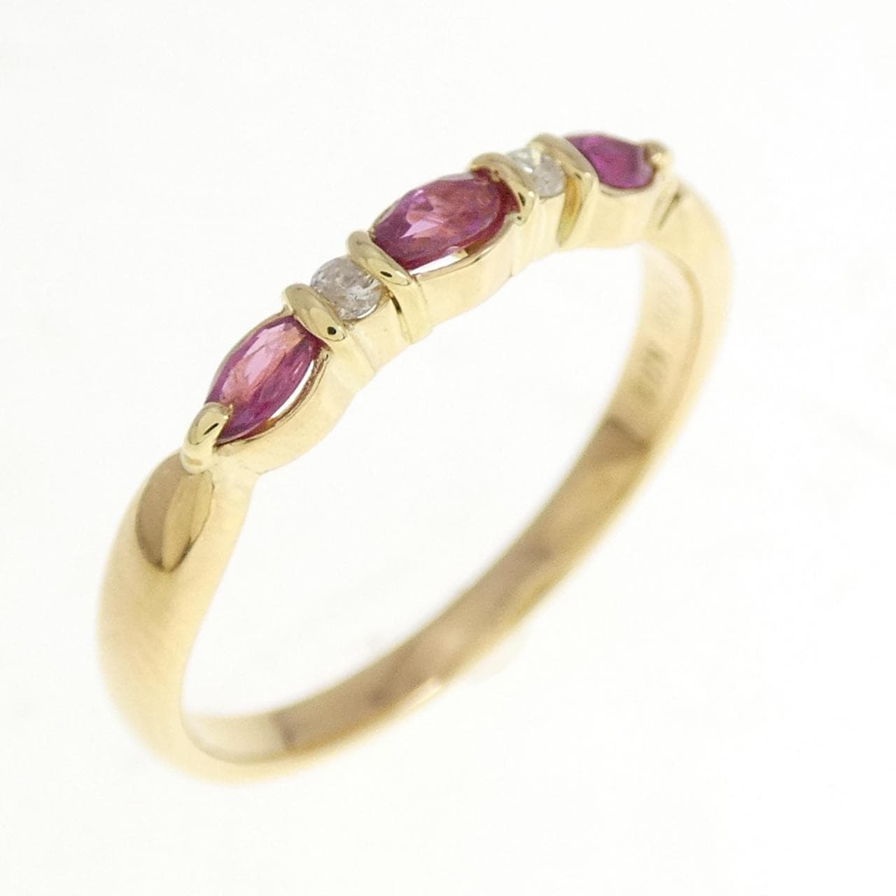 K18YG ruby ring