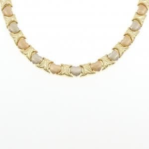 750スリーカラー ハート ネックレス