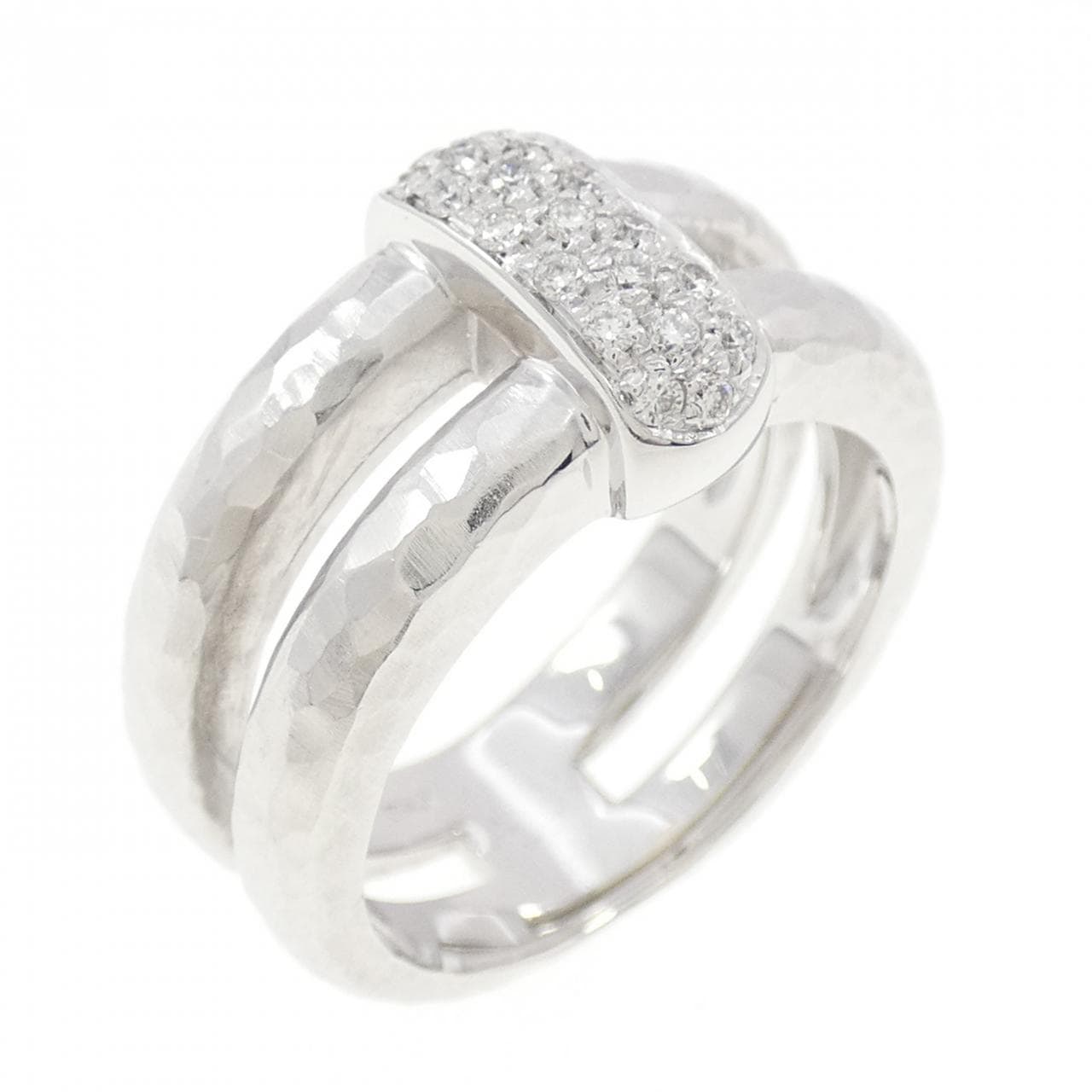 750WG ダイヤモンド リング