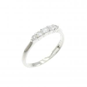 PT900 ダイヤモンド ピンキーリング 0.13CT