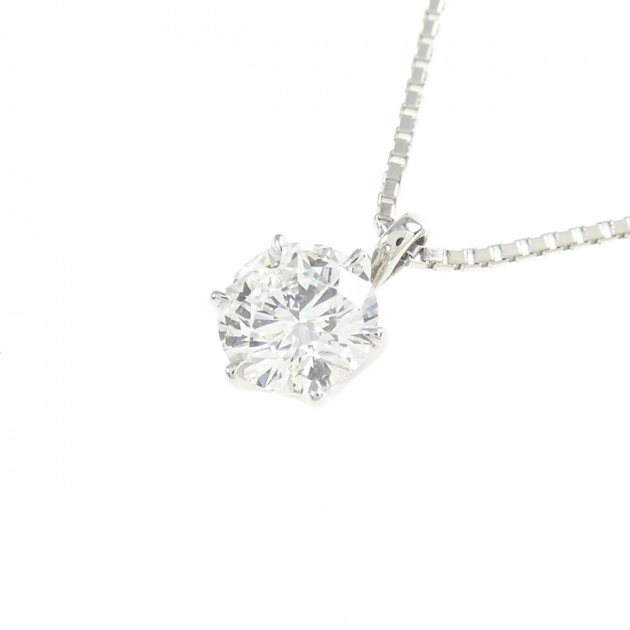 【新品】PT900/PT850 ダイヤモンド ネックレス 0.544CT D SI2 Good