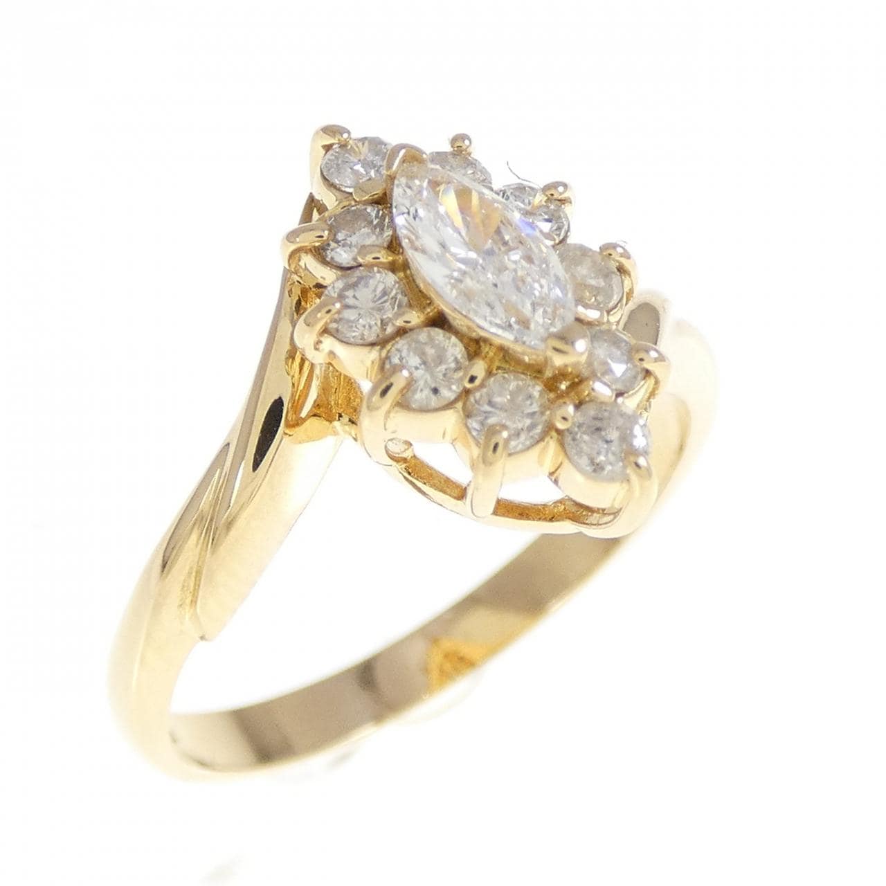 K18YG ダイヤモンド リング 0.51CT