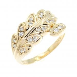 K18YG ダイヤモンド リング 0.19CT