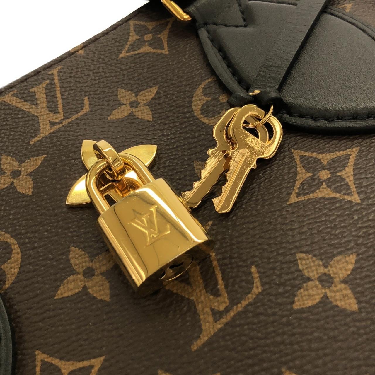 ルイヴィトン モノグラム フラワー ジップド トート PM M44351 バッグ