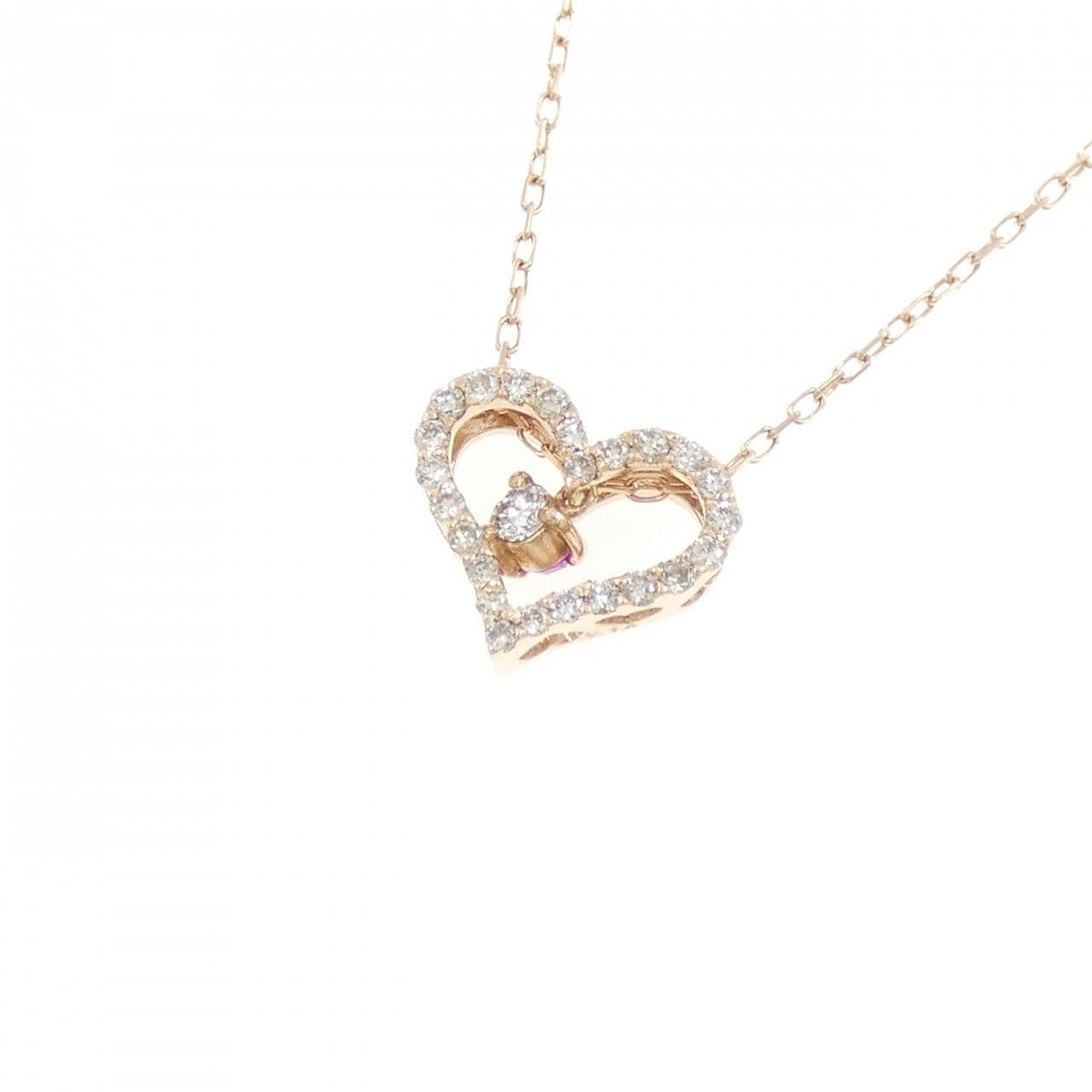 クミキョク ダイヤモンド ネックレス 0.14CT