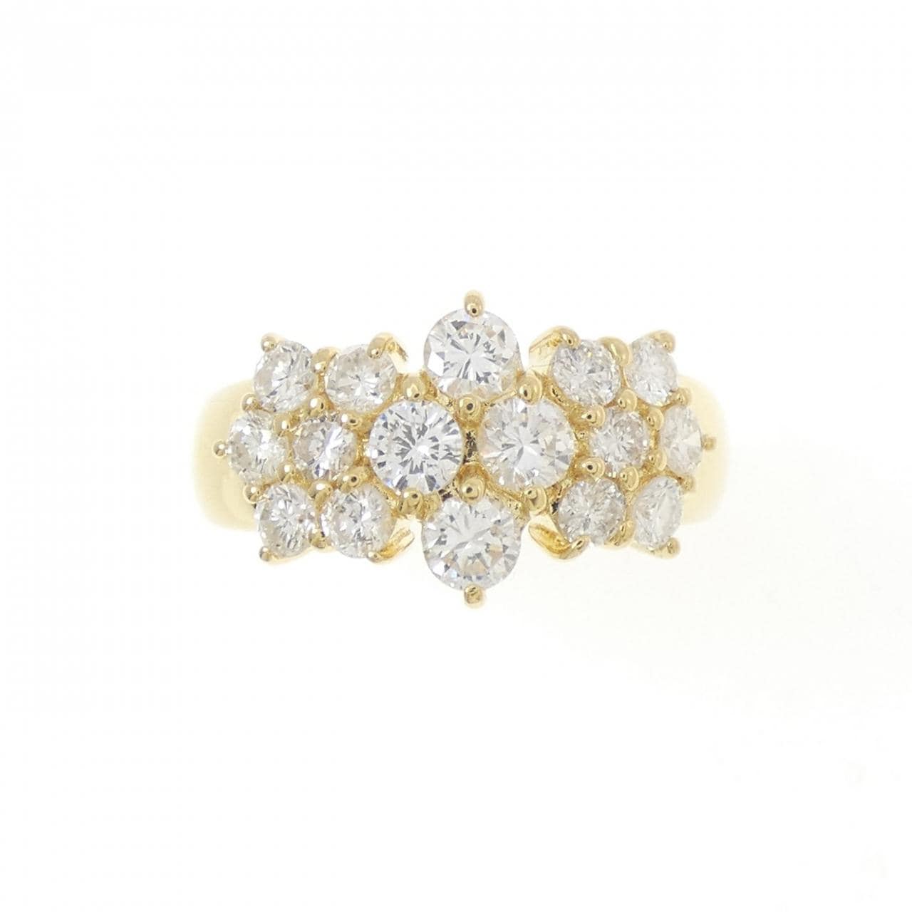 K18YG ダイヤモンド リング 1.10CT