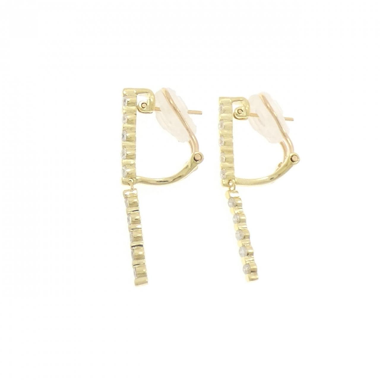 K18YG ダイヤモンド ピアス/イヤリング 0.50CT