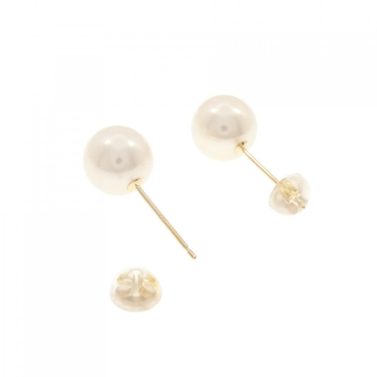 K18YG アコヤパール ピアス 7.8mm