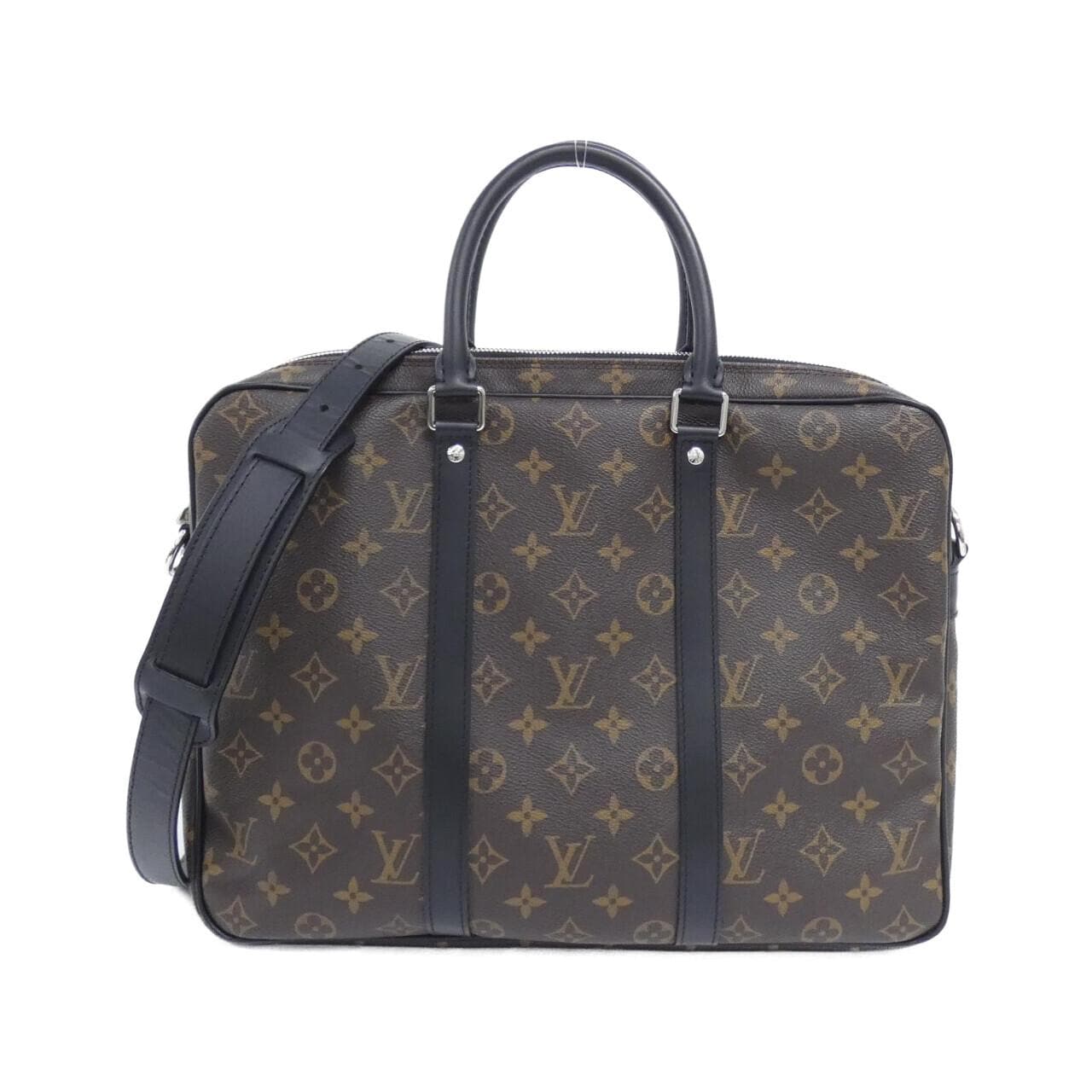 ルイヴィトン モノグラム マカサー ポルト ドキュマン ヴォワヤージュ PM M52005 バッグ