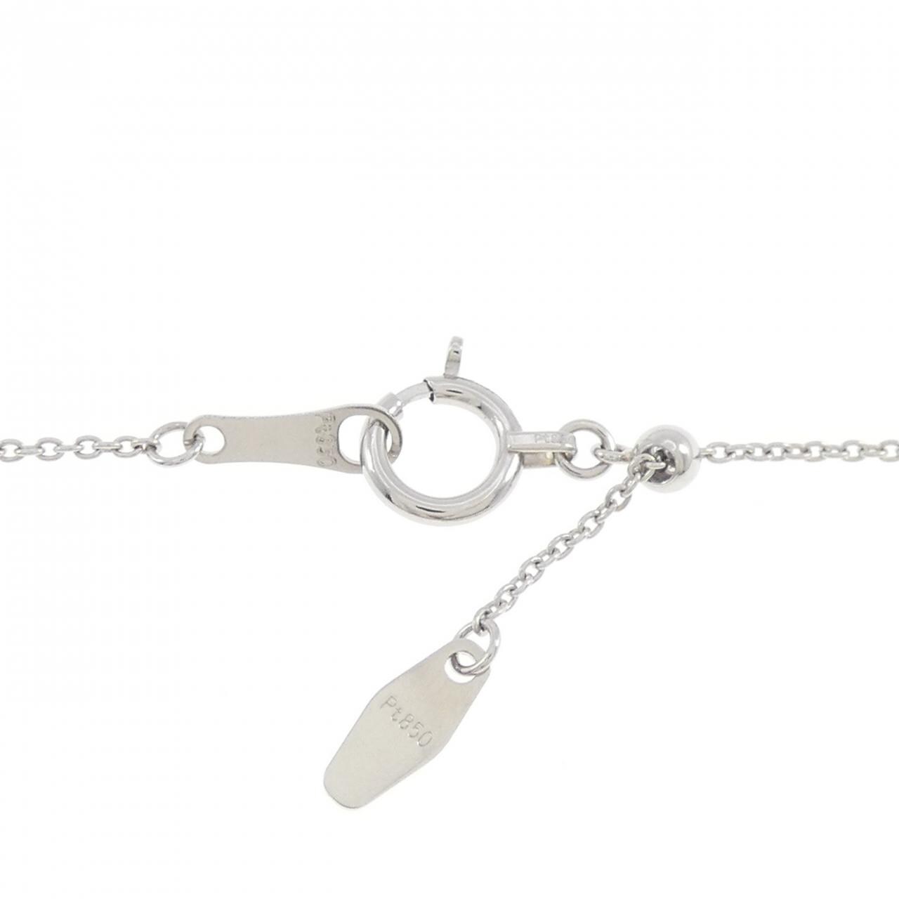 【リメイク】PT900/PT850 ダイヤモンド ネックレス 0.261CT F SI1 EXT H&C