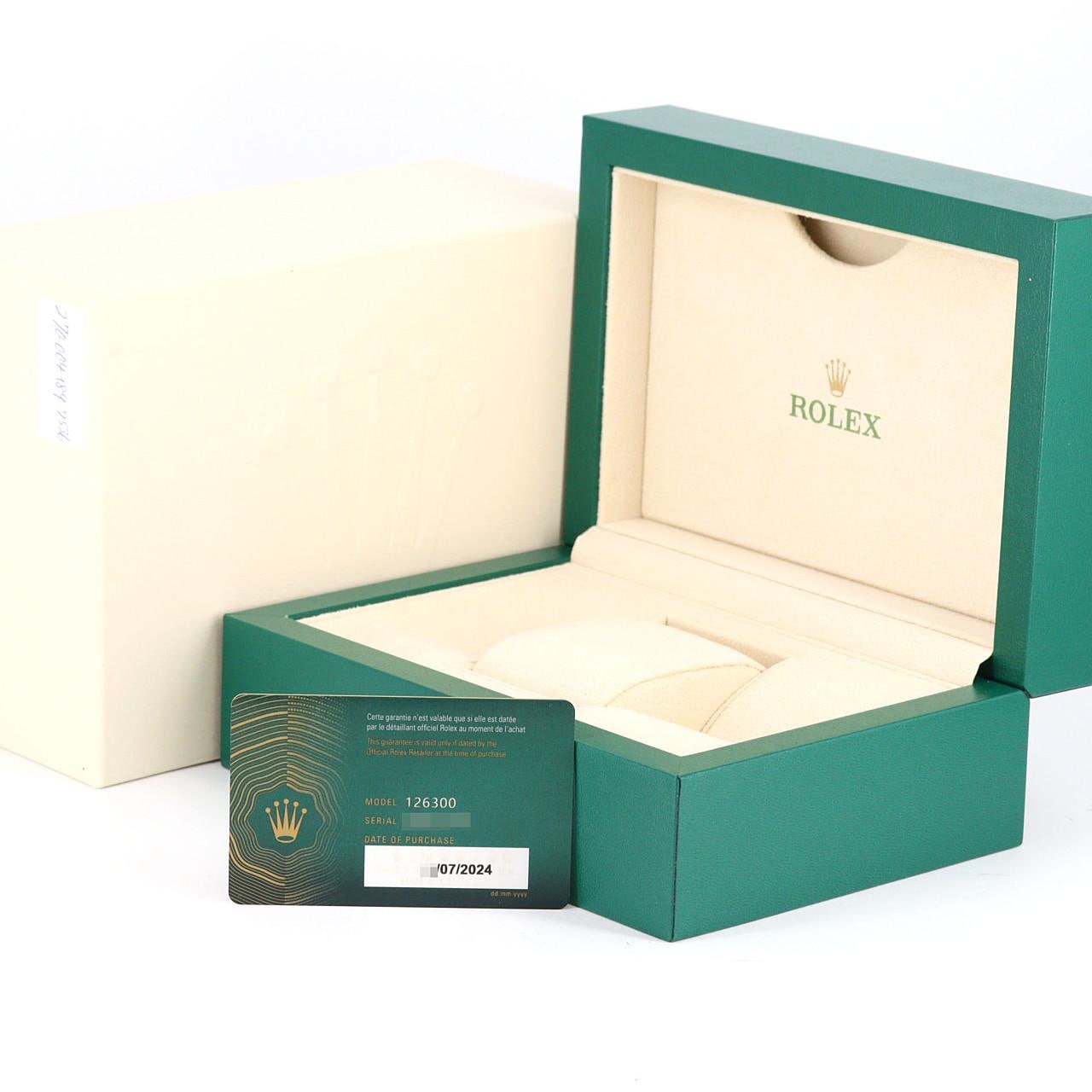 ロレックス デイトジャスト 126300 SS 自動巻 ランダム番