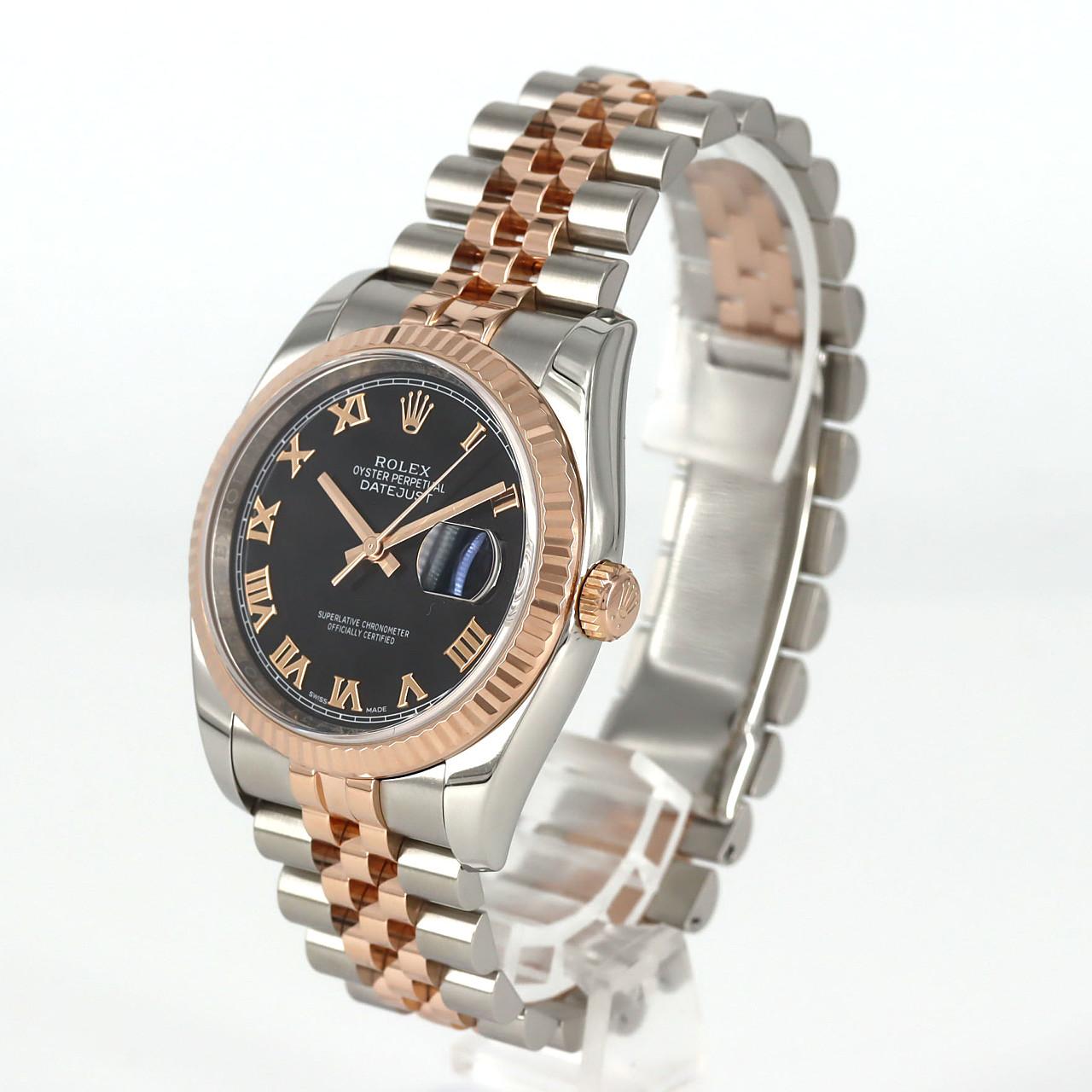 ロレックス デイトジャスト 116231 SSxPG 自動巻 ランダム番