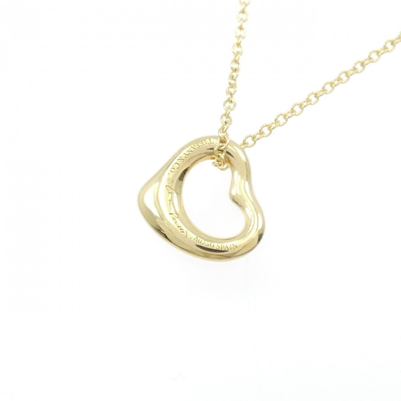 ティファニー オープンハート ネックレス