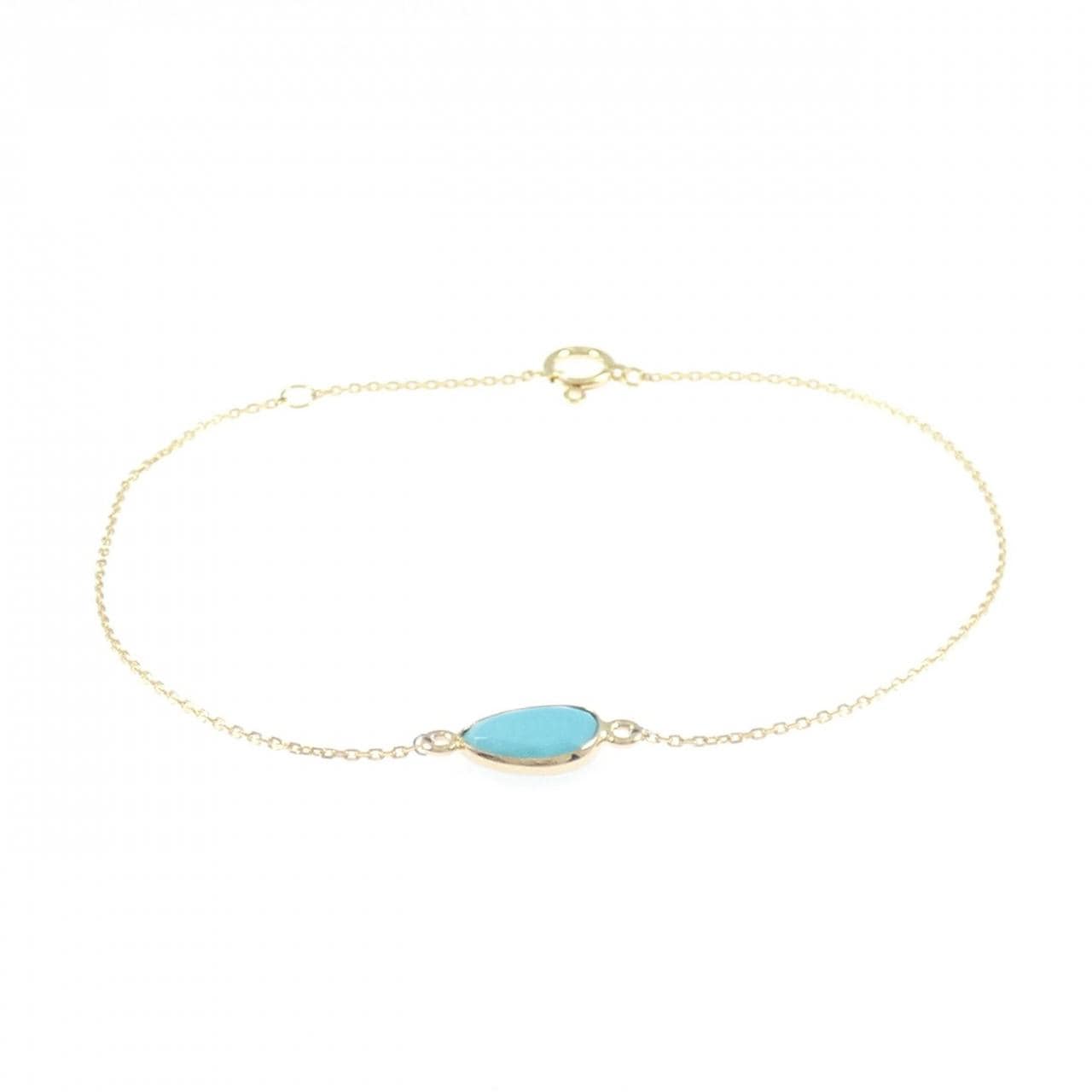 K18YG Turquoise Bracelet