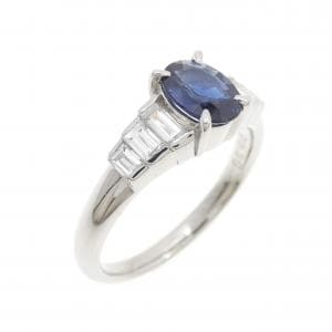 PT900 サファイヤ リング 0.74CT