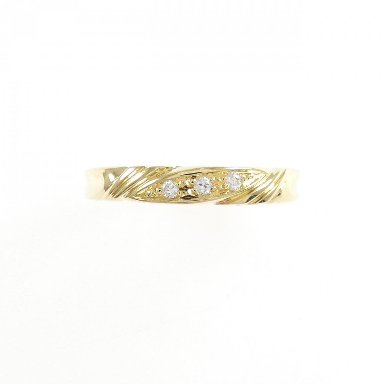 K18YG ダイヤモンド リング 0.03CT