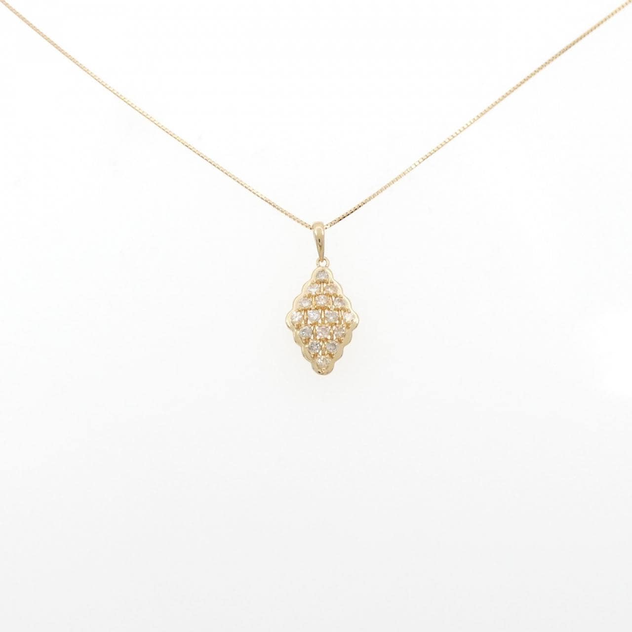 K18YG ダイヤモンド ネックレス 0.50CT