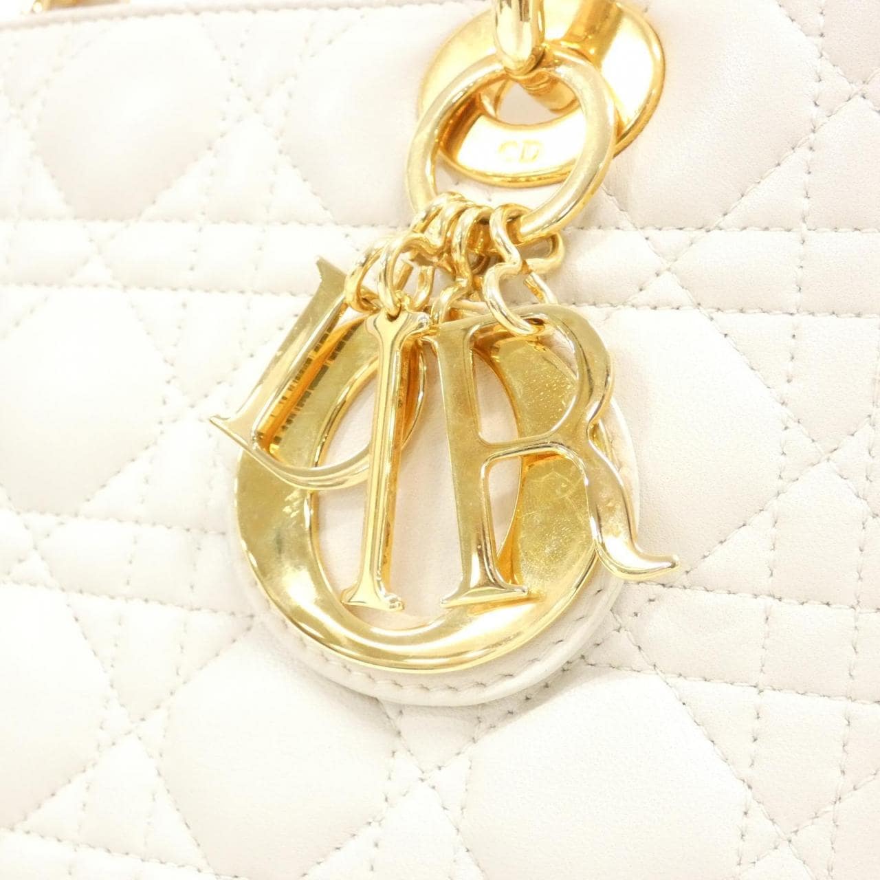 【ヴィンテージ】クリスチャンディオール レディ ディオール ミディアム CAL44550 バッグ