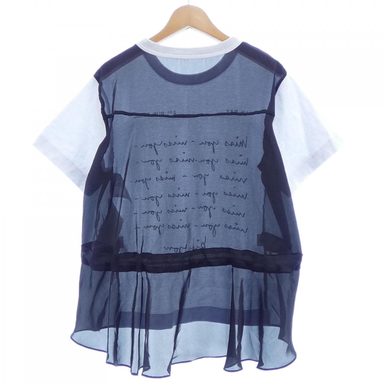 サカイ SACAI COTTON JERSEY 25-08187 トップス