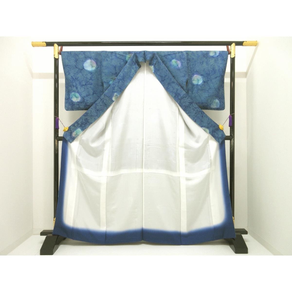 【未使用品】小紋　身幅２Ｌ寸