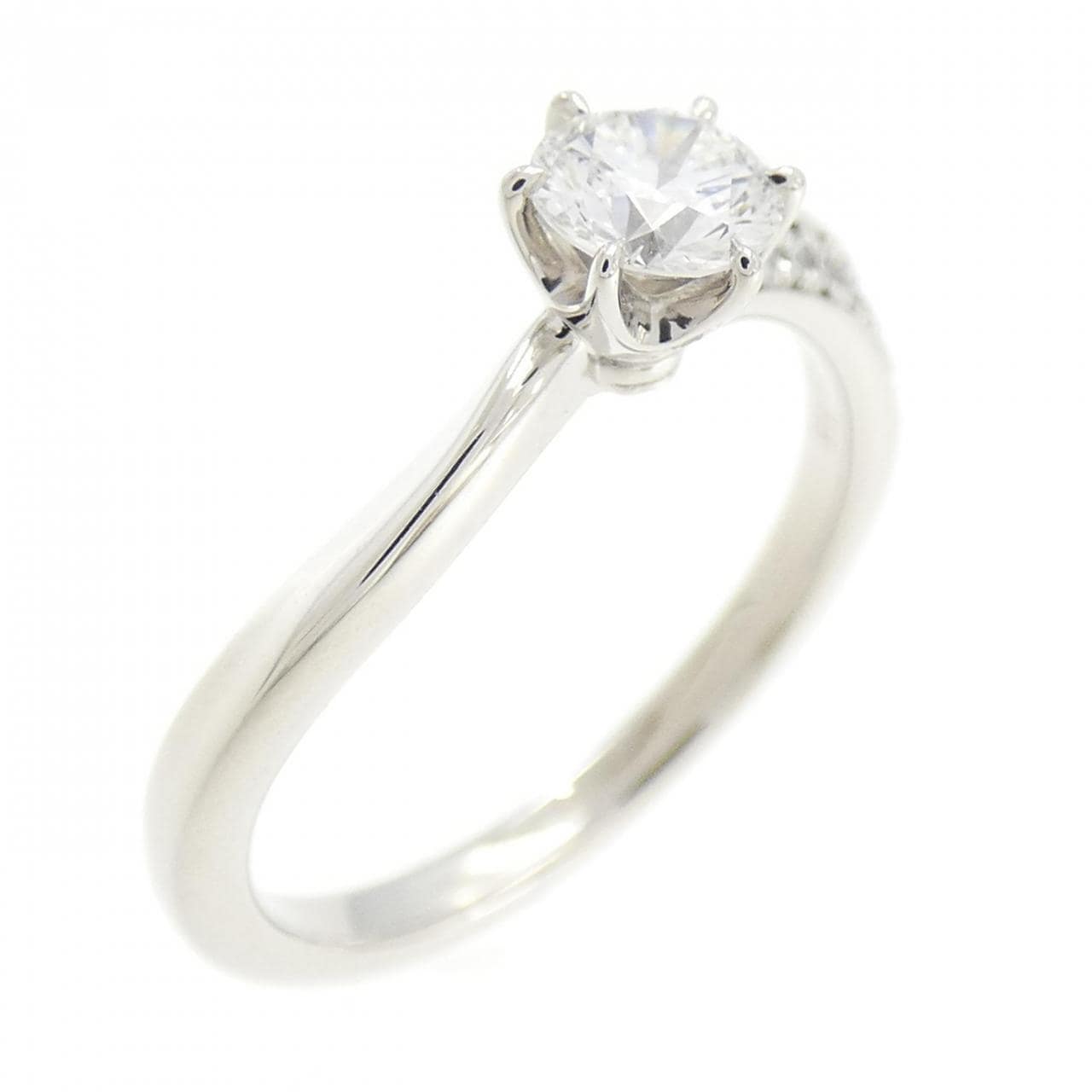 ロイヤル アッシャー ダイヤモンド リング 0.33CT