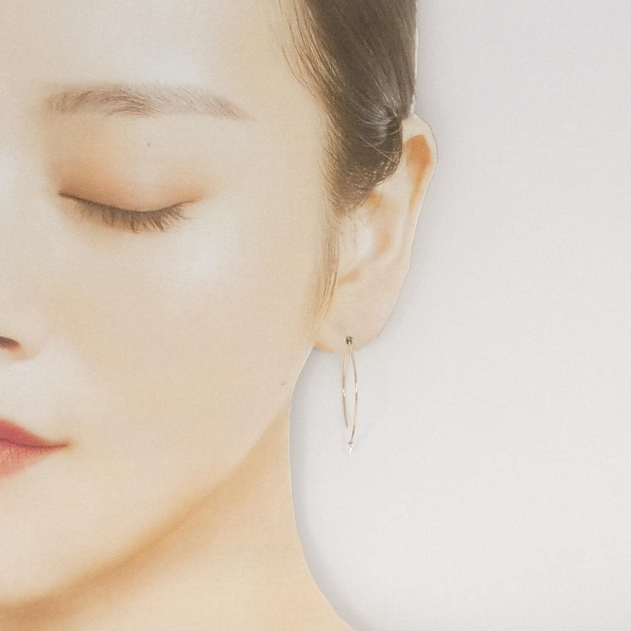 K18YG ダイヤモンド ピアス