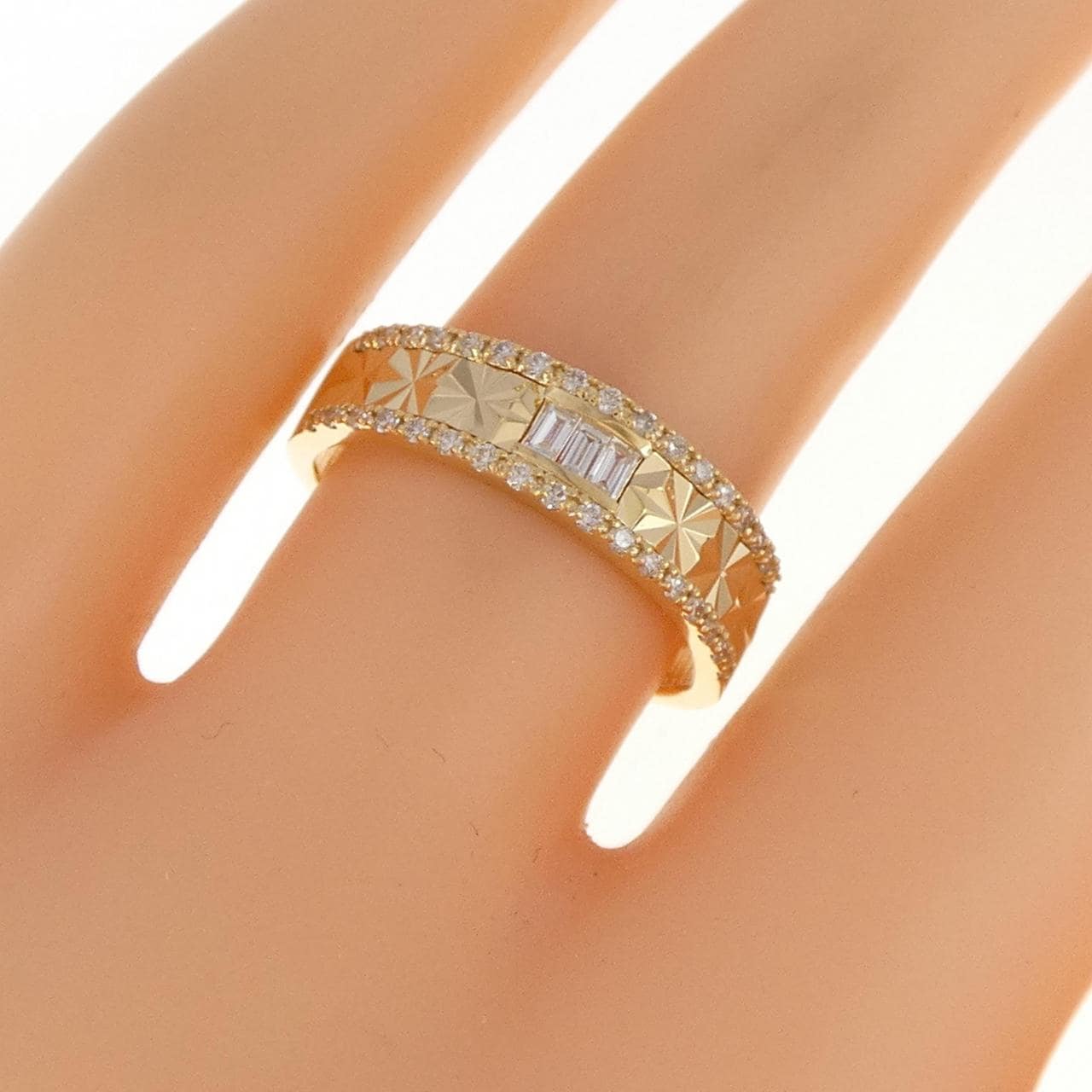 【新品】K18YG ダイヤモンド リング 0.25CT