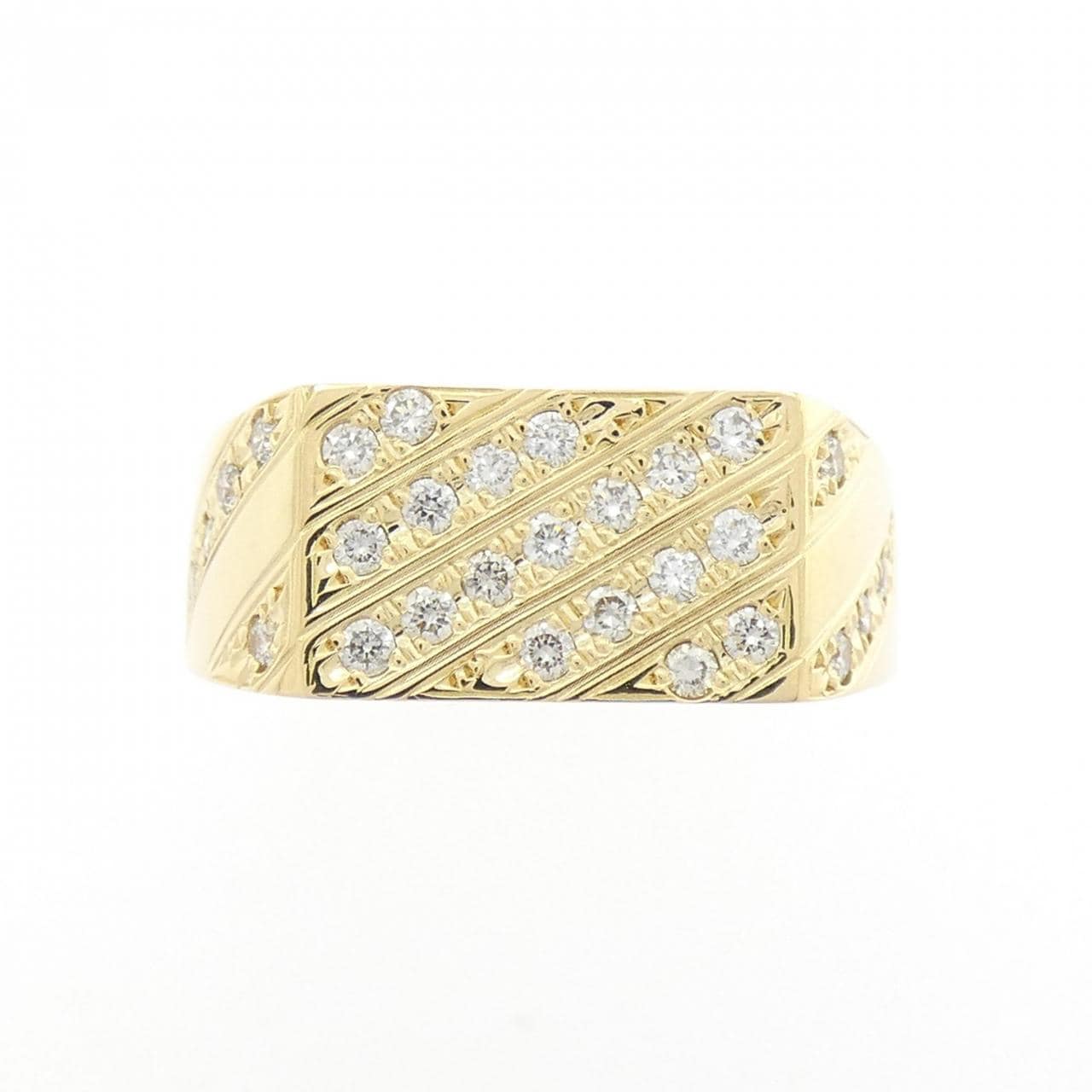 【新品】K18YG ダイヤモンド リング 0.54CT