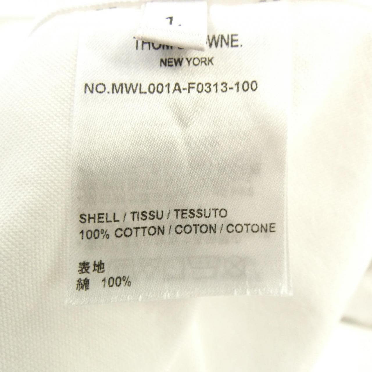 トムブラウン THOM BROWNE MWL001A シャツ