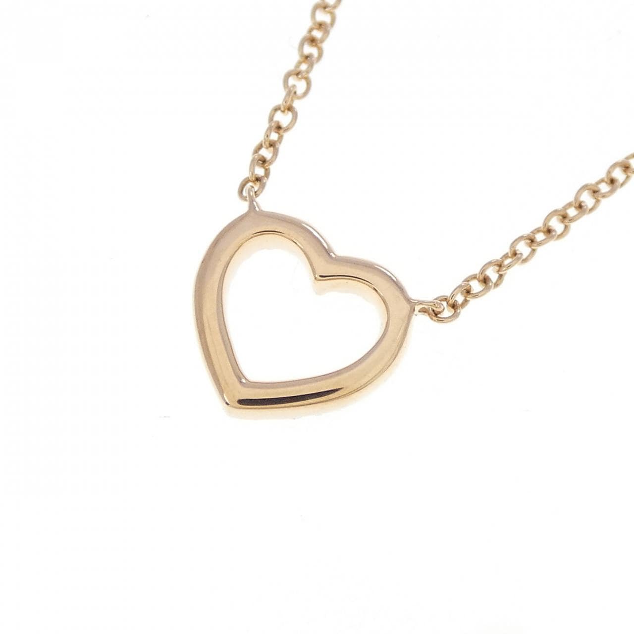 ティファニー メトロ ハート ミニ ネックレス