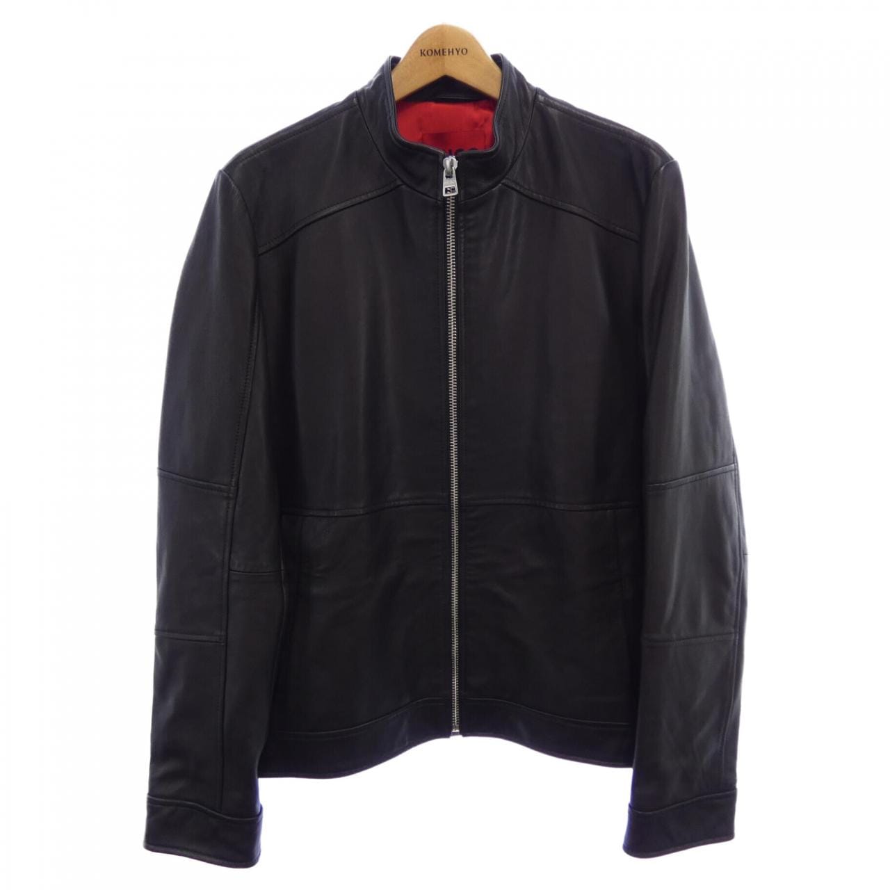 ヒューゴ HUGO レザーライダースジャケット