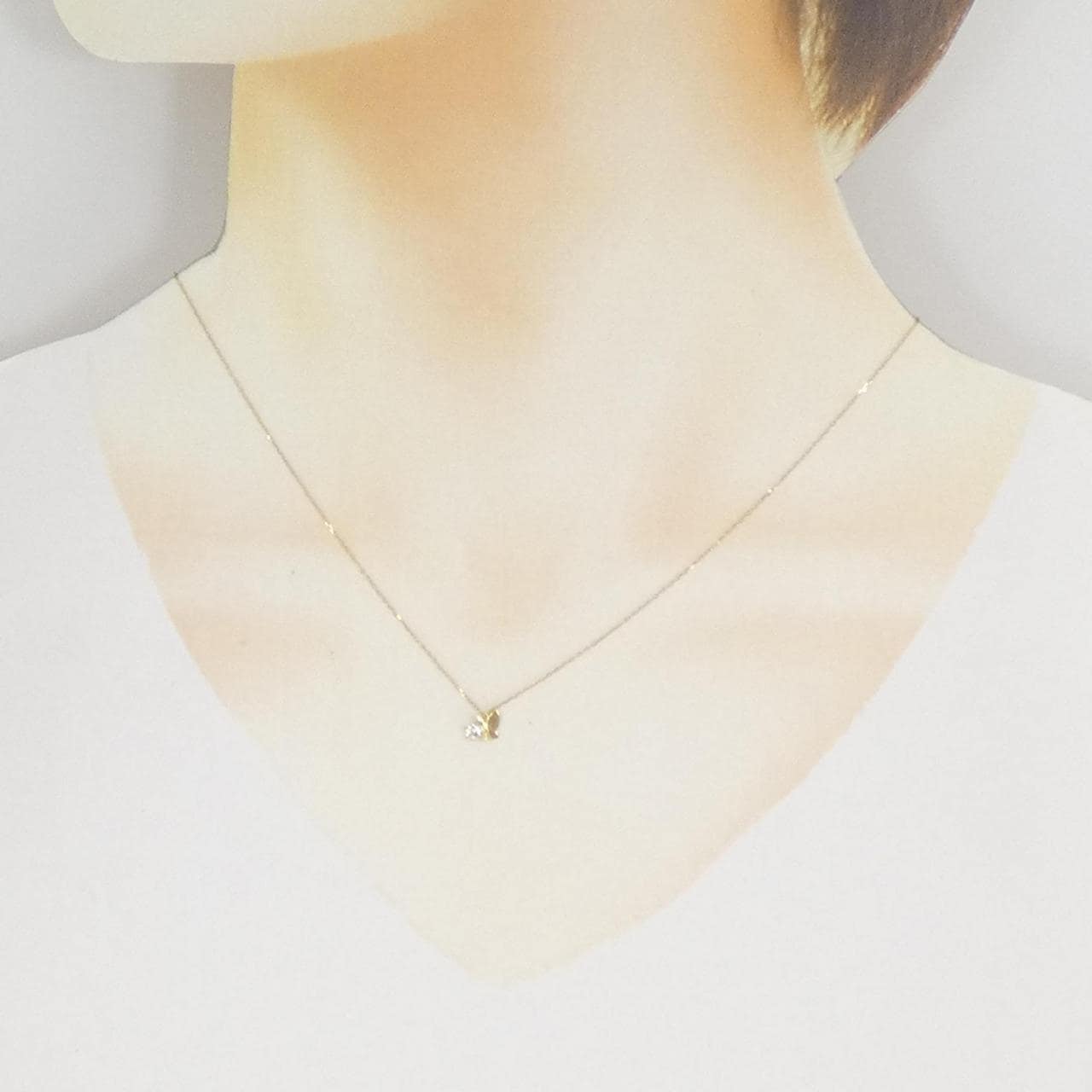 アーカー パピヨン ブリリアンプチ ネックレス 0.07CT