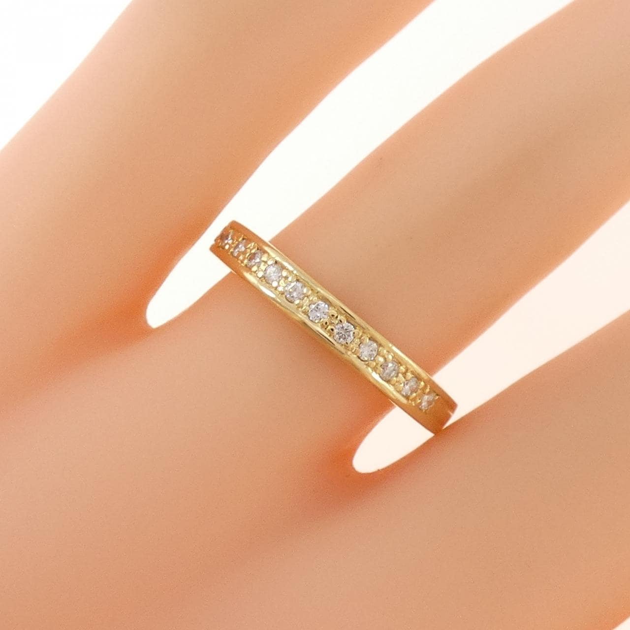 K18YG ダイヤモンド リング 0.11CT