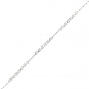 K18WG ダイヤモンド ブレスレット 0.30CT