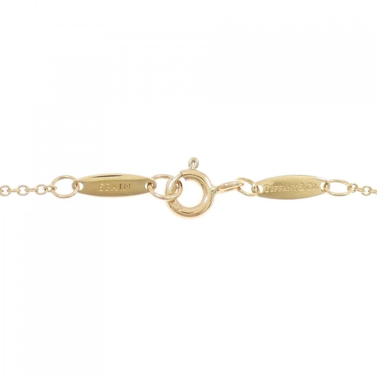 ティファニー バイ ザ ヤード ハート ネックレス 0.17CT
