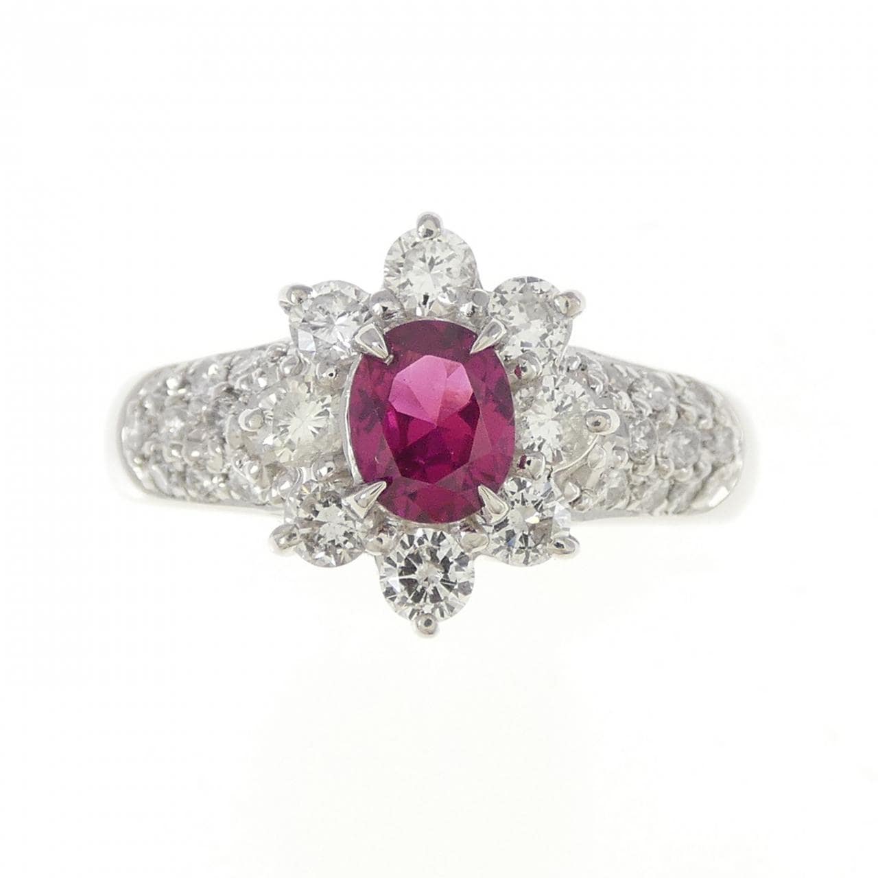 PT900 ルビー リング 0.561CT